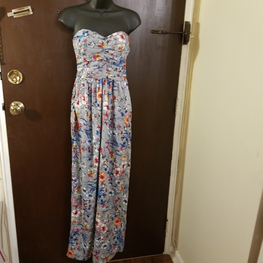 Band of Gypsies Strapless Jumpsuit Size Small